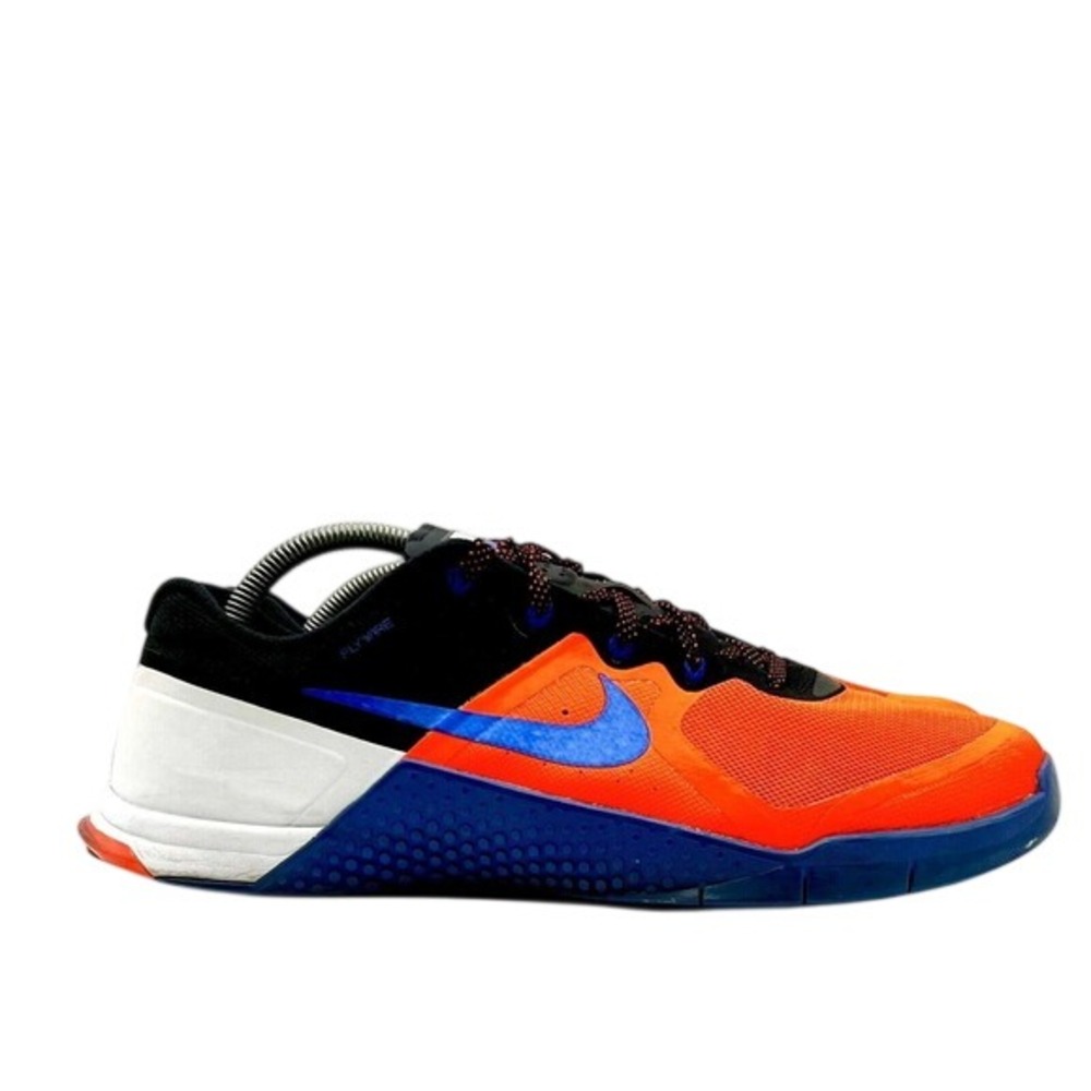 Nike Metcon 2 Mens Orange Blue White Cross Training Gym Shoes Size 11 819899 841